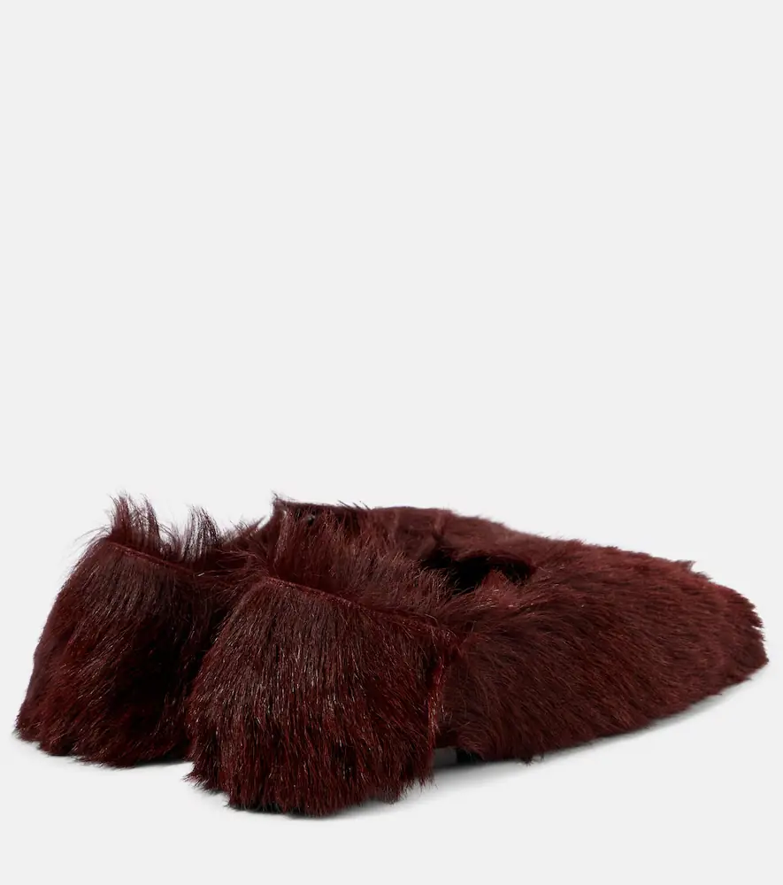 Jil Sander Calf hair flats | Thumbnail 4