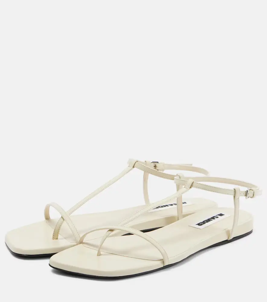 Jil Sander Leather thong sandals | Thumbnail 2