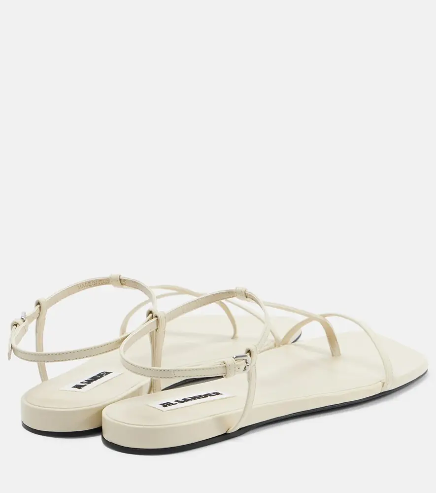 Jil Sander Leather thong sandals | Thumbnail 4