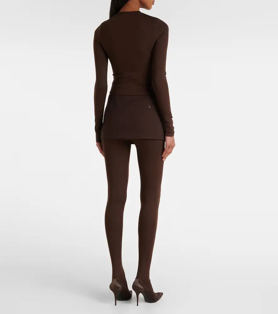 Wardrobe.NYC Wardrobe. NYC Evening opaque tights | Thumbnail 4