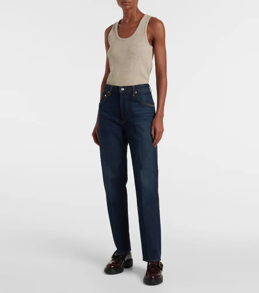 Citizens of Humanity Baretta high-rise straight jeans | Thumbnail 4 Citizens of Humanity Baretta high-rise straight jeans | Thumbnail 4