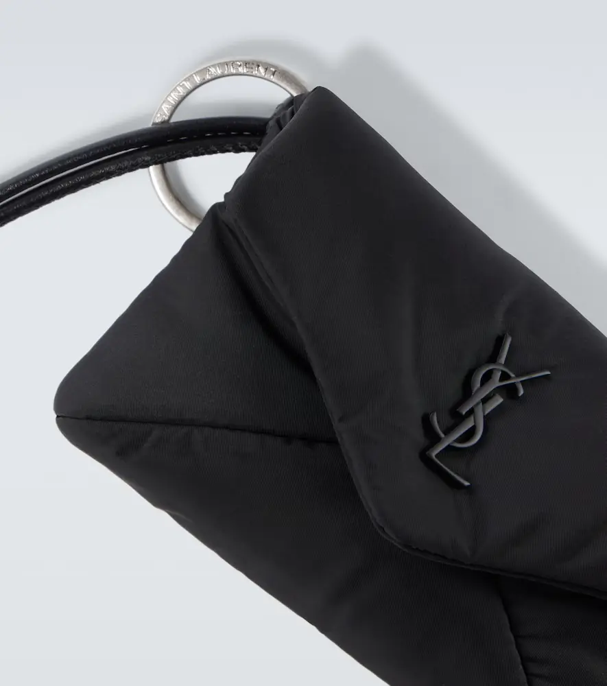 Saint Laurent Cassandre Mini leather-trimmed crossbody bag | Thumbnail 2 Saint Laurent Cassandre Mini leather-trimmed crossbody bag | Thumbnail 2