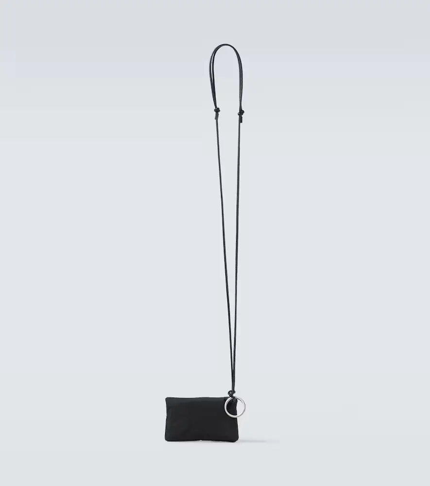 Saint Laurent Cassandre Mini leather-trimmed crossbody bag | Thumbnail 3 Saint Laurent Cassandre Mini leather-trimmed crossbody bag | Thumbnail 3