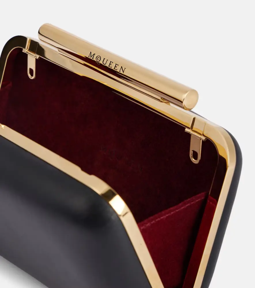 Alexander McQueen T-Bar leather box clutch | Thumbnail 2 Alexander McQueen T-Bar leather box clutch | Thumbnail 2