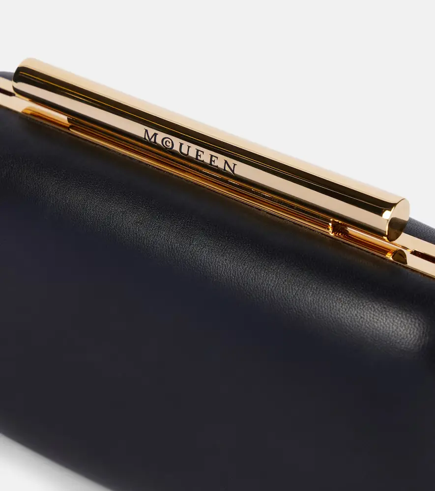 Alexander McQueen T-Bar leather box clutch | Thumbnail 4 Alexander McQueen T-Bar leather box clutch | Thumbnail 4