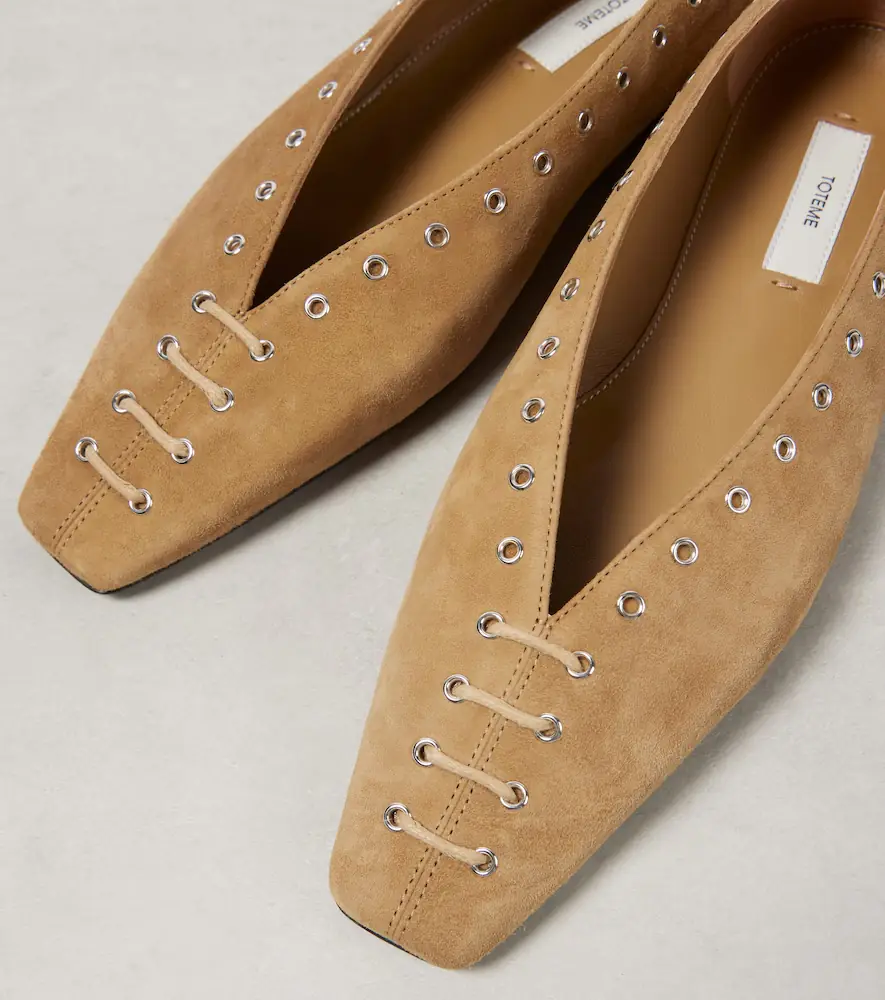 TOTEME Suede ballet flats | Thumbnail 2