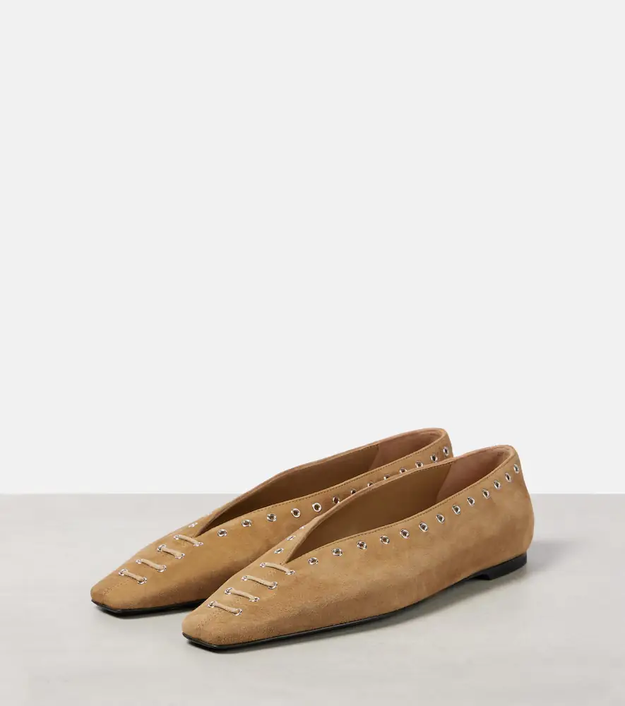 TOTEME Suede ballet flats | Thumbnail 4