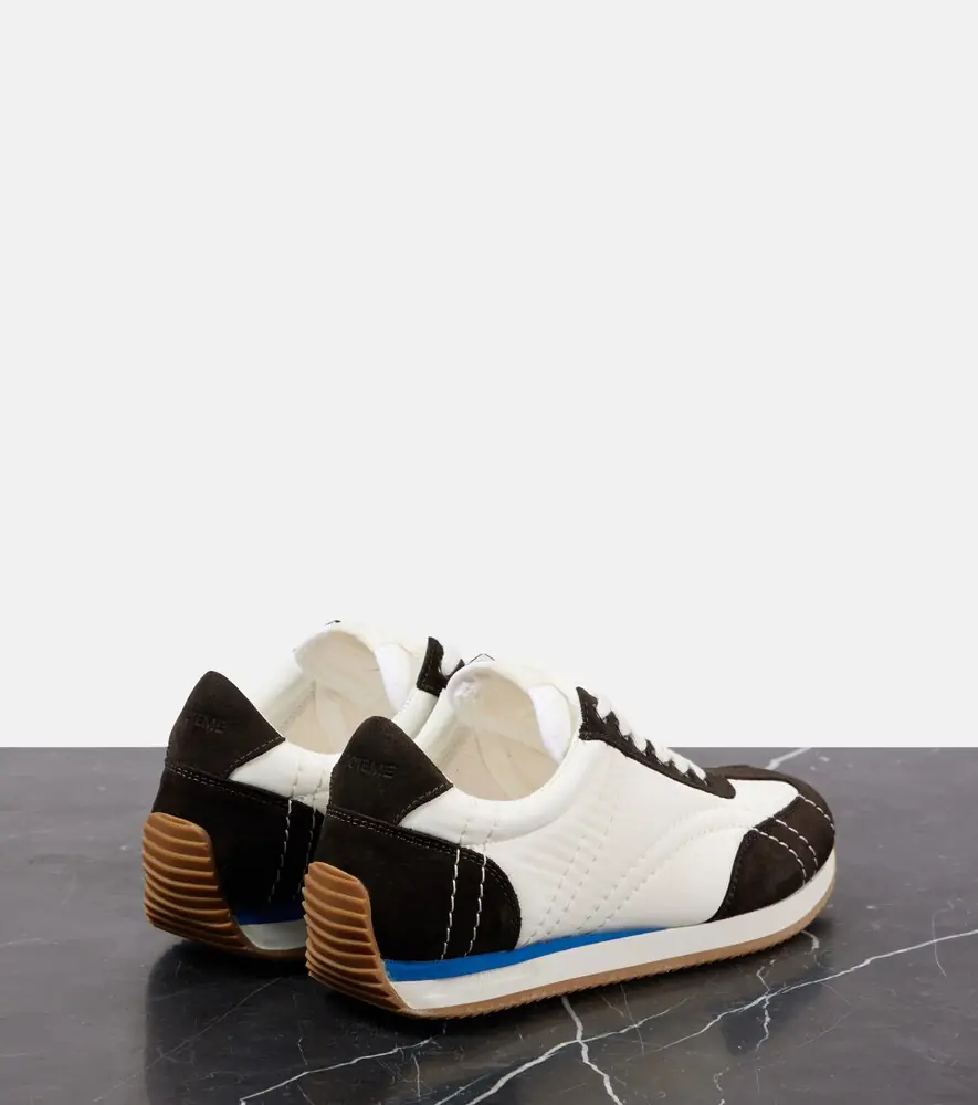 TOTEME Suede-trimmed sneakers | Thumbnail 5 TOTEME Suede-trimmed sneakers | Thumbnail 5