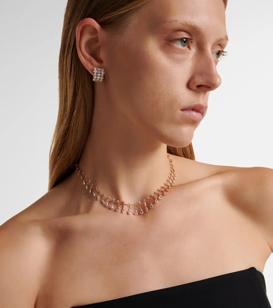 Kamyen Golden Drop 18kt rose gold necklace with diamonds | Thumbnail 5 Kamyen Golden Drop 18kt rose gold necklace with diamonds | Thumbnail 5