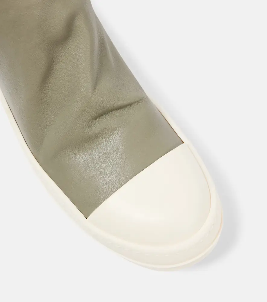 Rick Owens Stockings over-the-knee leather sneakers | Thumbnail 2