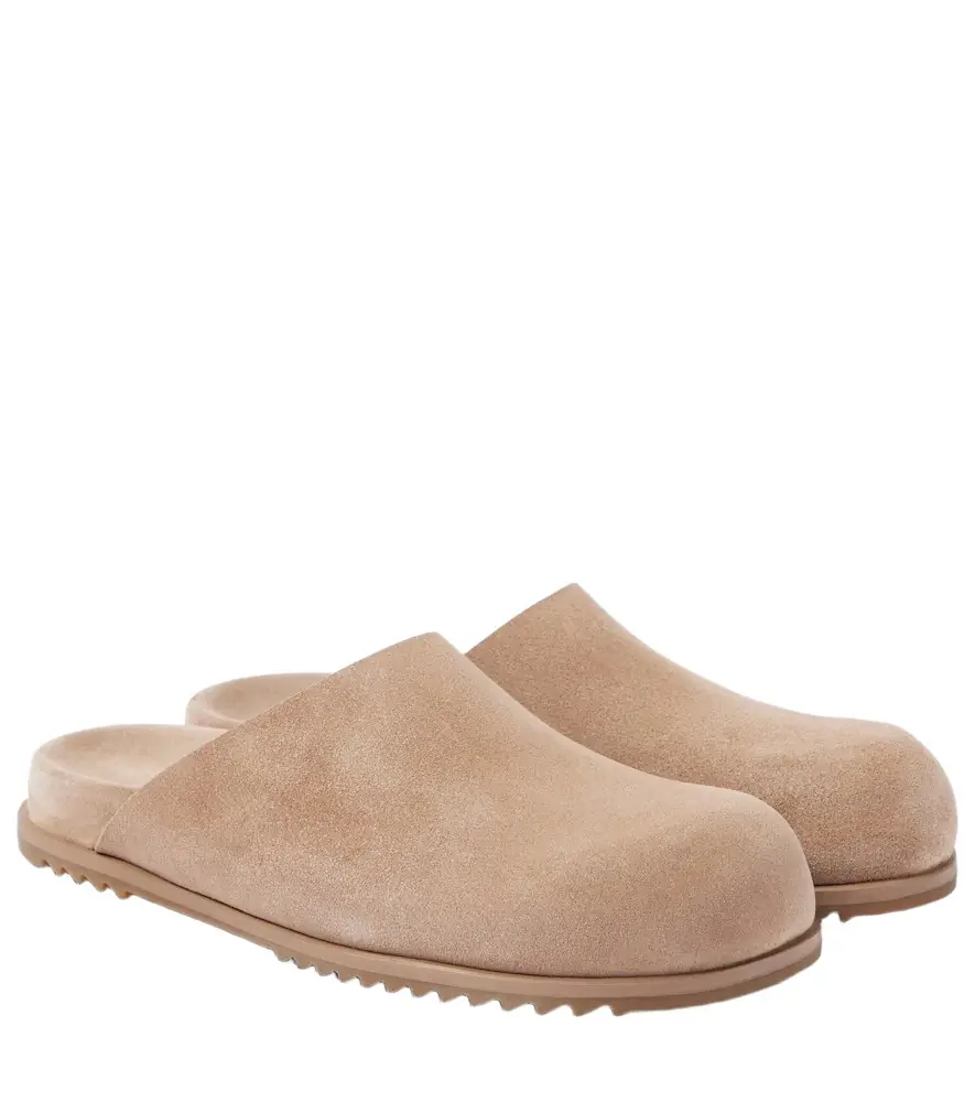Rick Owens Granola suede mules