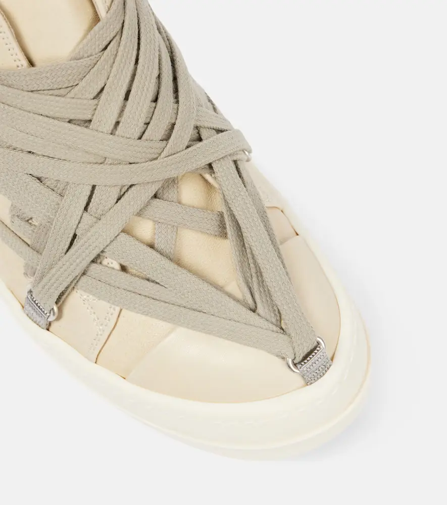 Rick Owens Hollywood Megalace suede sneakers | Thumbnail 4