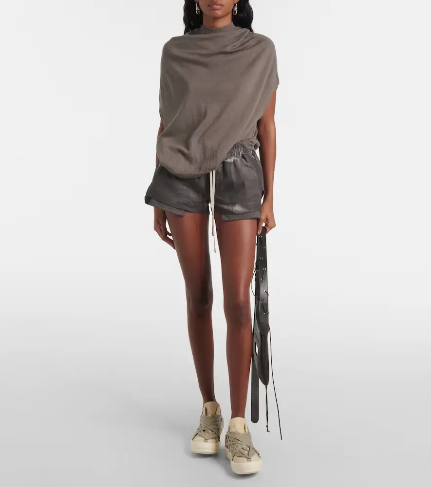 Rick Owens Hollywood Megalace suede sneakers | Thumbnail 5