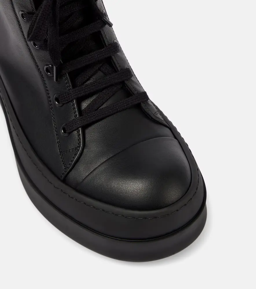 Rick Owens Mega Bumper leather sneakers | Thumbnail 2