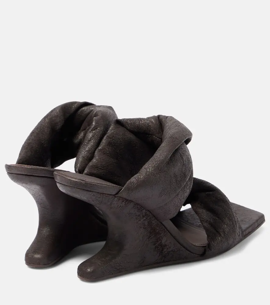 Rick Owens Twisted Cantilever 80 leather mules | Thumbnail 2