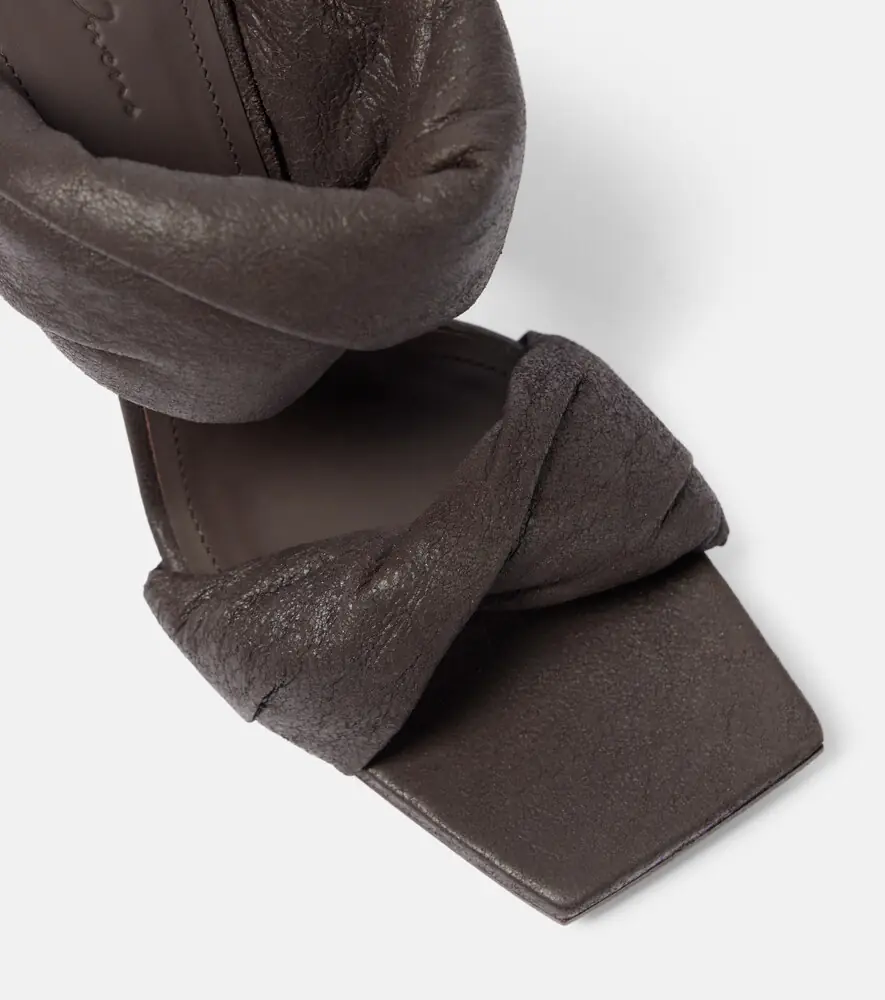 Rick Owens Twisted Cantilever 80 leather mules | Thumbnail 3