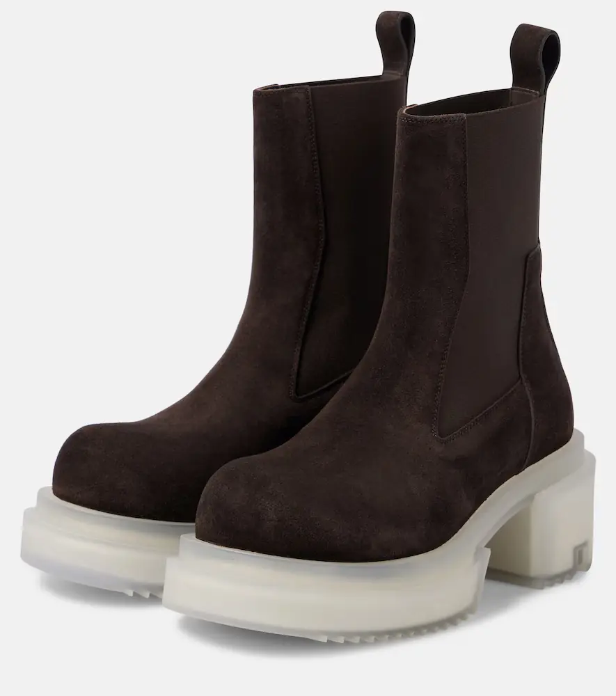 Rick Owens Beatle suede ankle boots | Thumbnail 3 Rick Owens Beatle suede ankle boots | Thumbnail 3