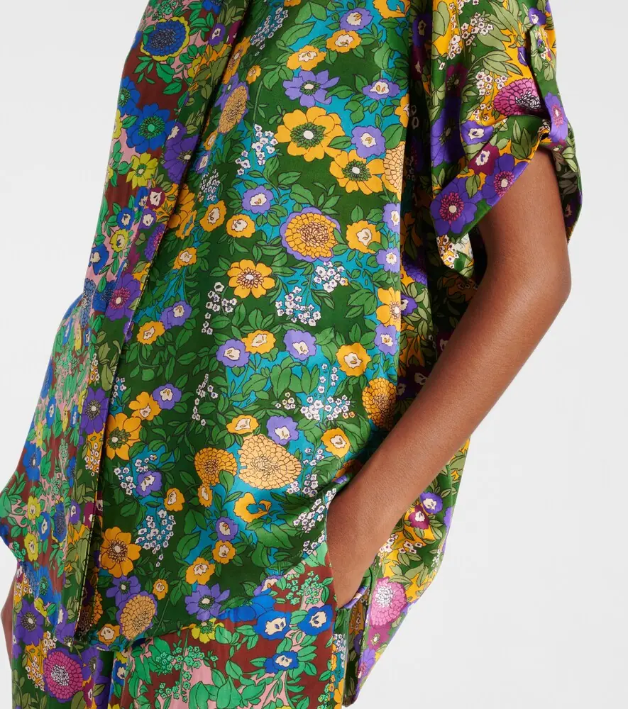 ALÉMAIS Alémais Printed silk satin shirt | Thumbnail 6 ALÉMAIS Alémais Printed silk satin shirt | Thumbnail 6