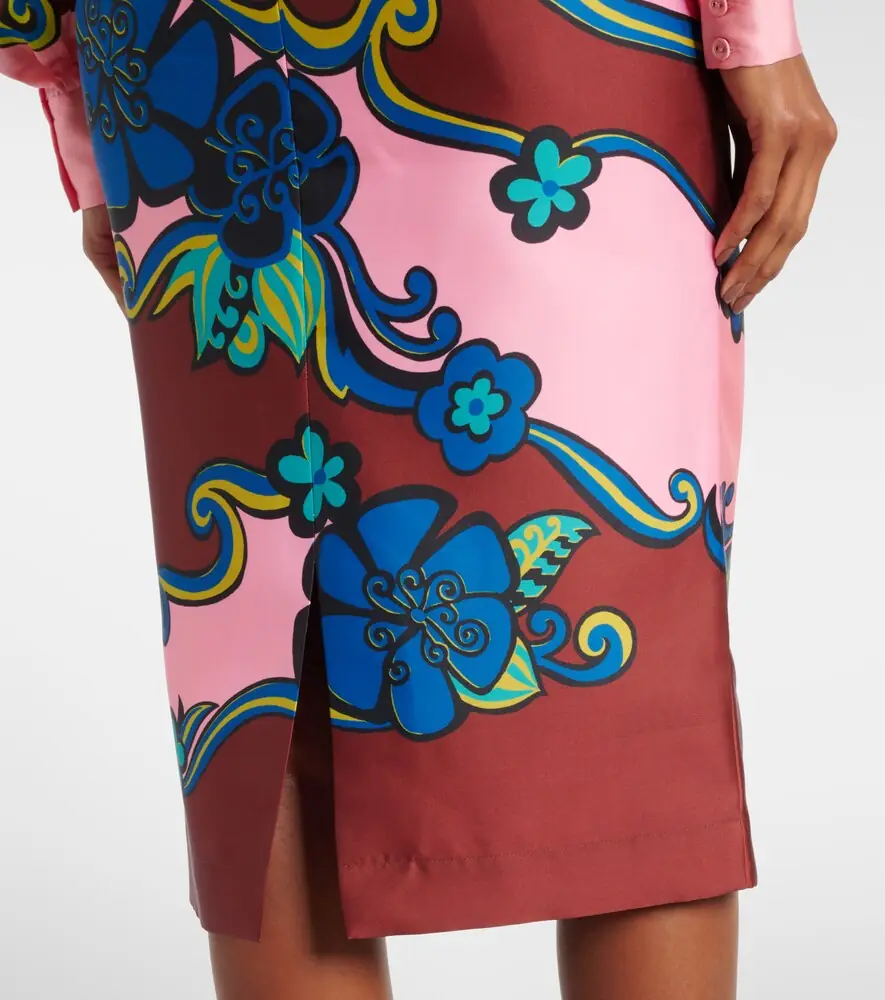 ALÉMAIS Alémais Floral high-rise midi skirt | Thumbnail 3 ALÉMAIS Alémais Floral high-rise midi skirt | Thumbnail 3