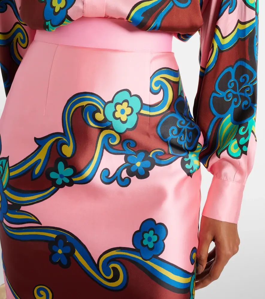 ALÉMAIS Alémais Floral high-rise midi skirt | Thumbnail 5 ALÉMAIS Alémais Floral high-rise midi skirt | Thumbnail 5