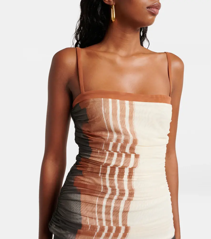 SIR. Breeze Bandeau striped top | Thumbnail 4