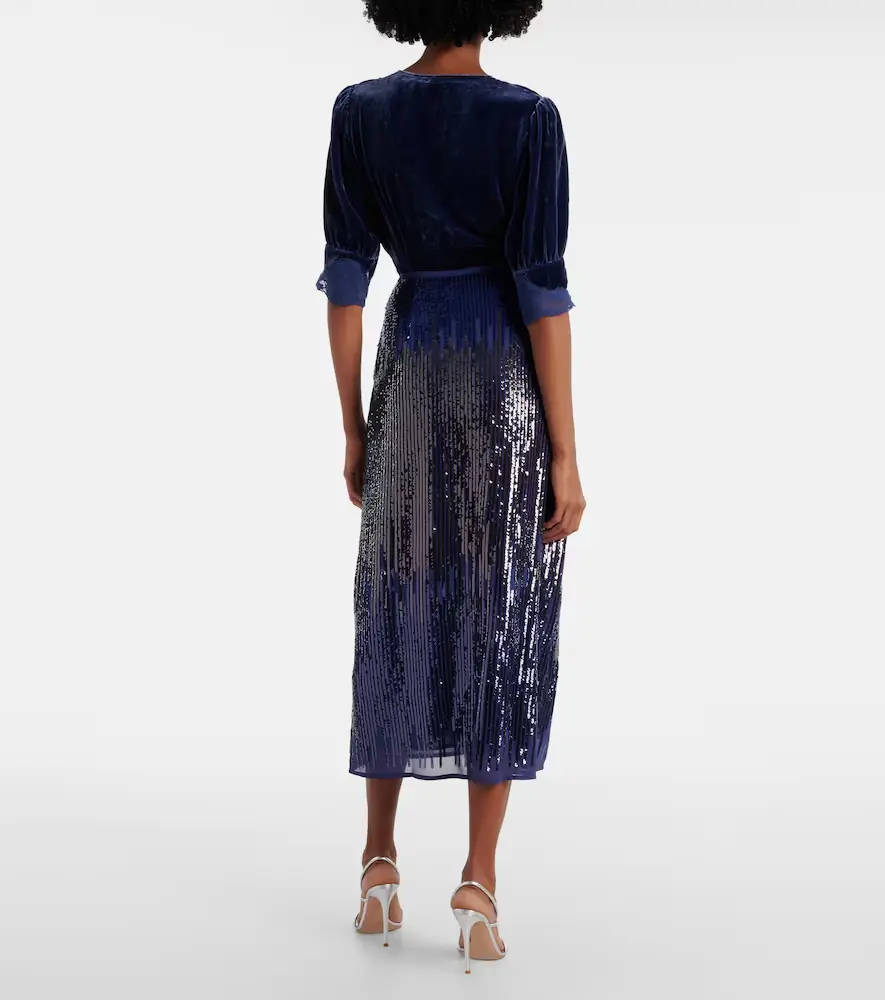 Rixo Kelly sequined midi skirt | Thumbnail 2 Rixo Kelly sequined midi skirt | Thumbnail 2