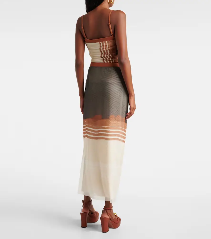 SIR. Breeze Bandeau striped maxi skirt | Thumbnail 3 SIR. Breeze Bandeau striped maxi skirt | Thumbnail 3