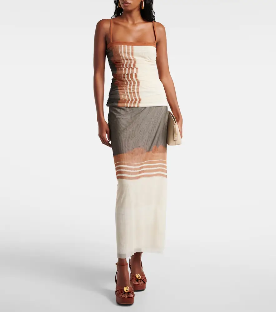SIR. Breeze Bandeau striped maxi skirt | Thumbnail 4 SIR. Breeze Bandeau striped maxi skirt | Thumbnail 4