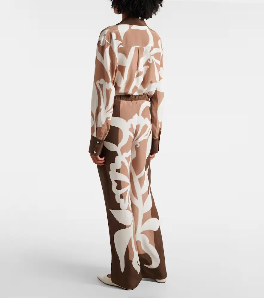 SIR. Portia printed silk satin wide-leg pants | Thumbnail 3 SIR. Portia printed silk satin wide-leg pants | Thumbnail 3
