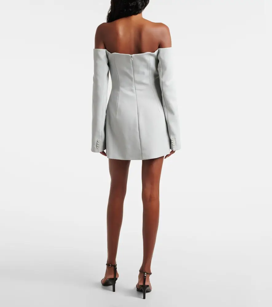 SIR. Sandrine off-shoulder minidress | Thumbnail 4