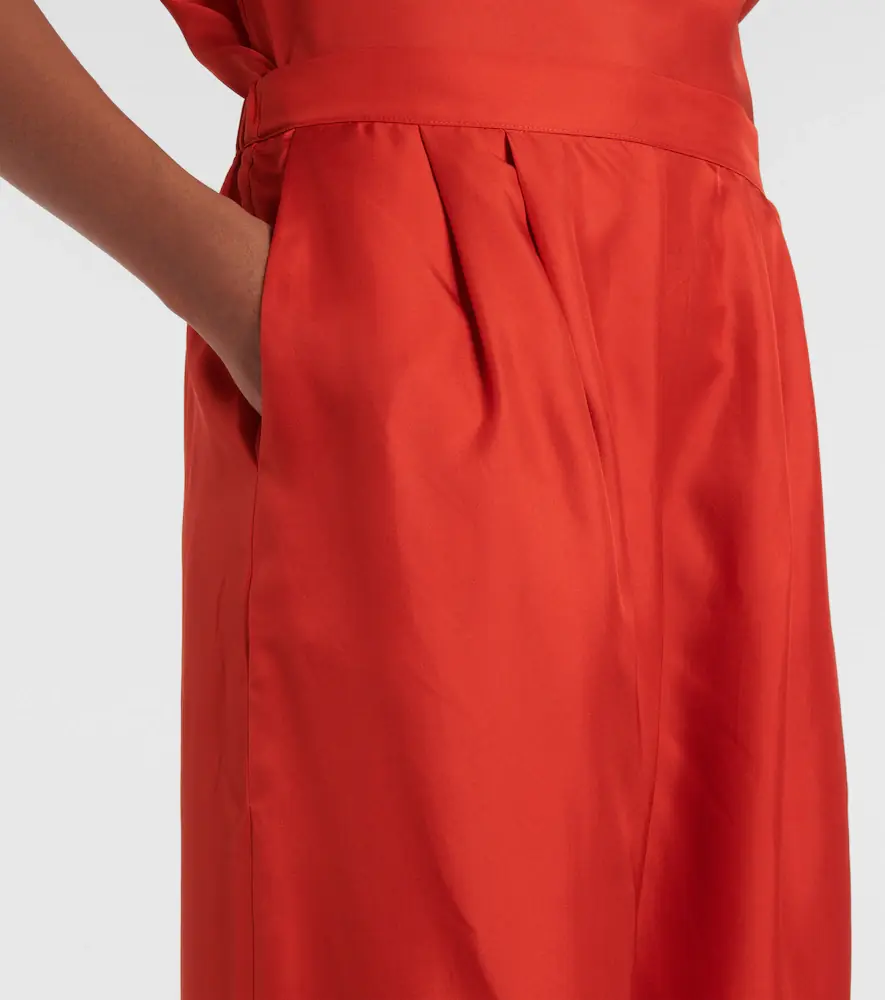 ASCENO Isola silk twill wide-leg pants | Thumbnail 2 ASCENO Isola silk twill wide-leg pants | Thumbnail 2