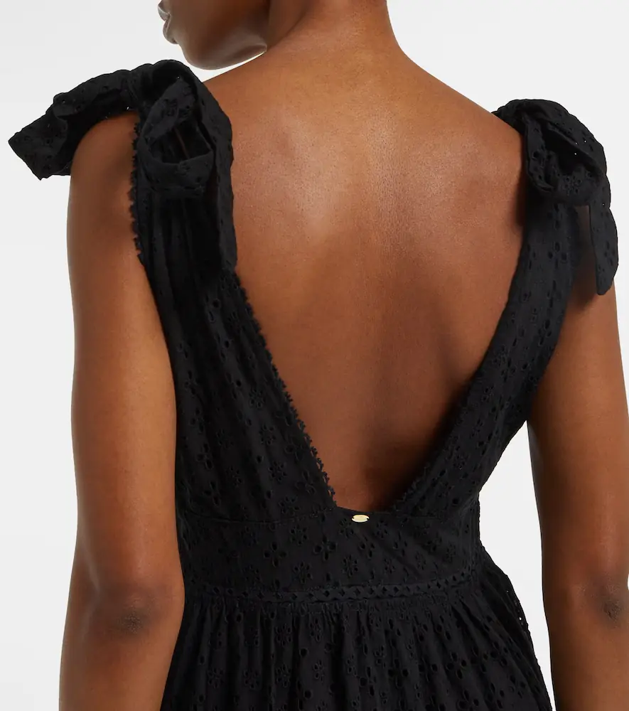 Poupette St Barth Cara tiered cotton maxi dress | Thumbnail 3
