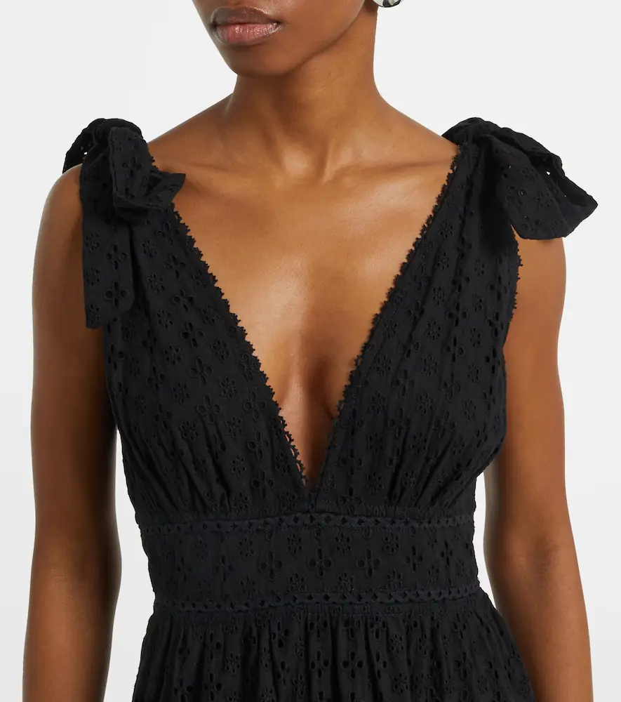 Poupette St Barth Cara tiered cotton maxi dress | Thumbnail 5
