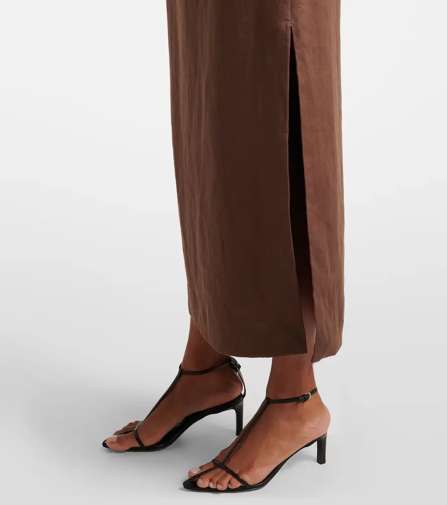 SIR. Linen midi dress | Thumbnail 3