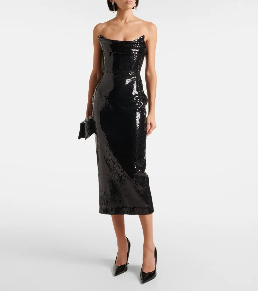 Alex Perry Sequined bustier dress | Thumbnail 2