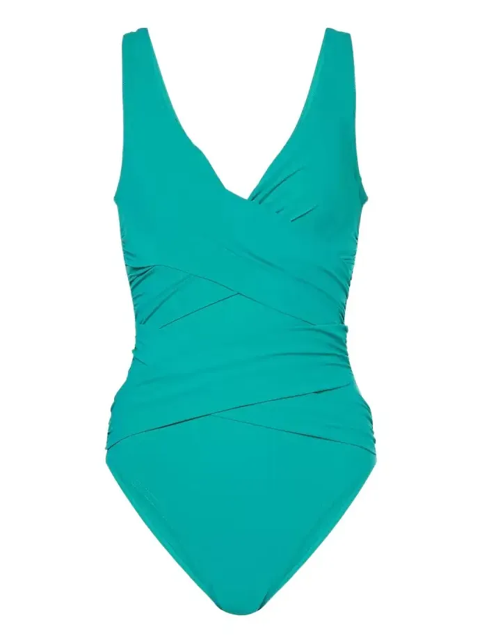 Draped swimsuit Draped swimsuit