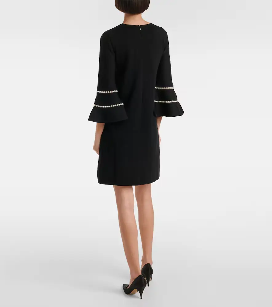 Carolina Herrera Embellished wool-blend minidress | Thumbnail 4 Carolina Herrera Embellished wool-blend minidress | Thumbnail 4