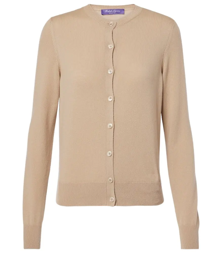 Ralph Lauren Collection Cable-knit cashmere cardigan