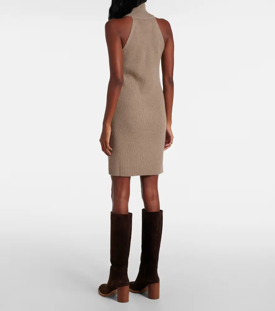 Lisa Yang Carmen ribbed-knit cashmere minidress | Thumbnail 5