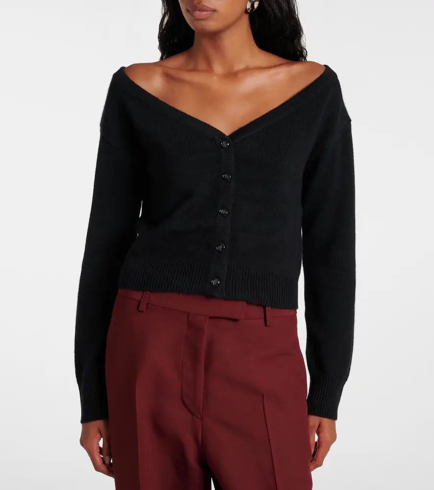 Lisa Yang Beata off-shoulder cashmere cardigan | Thumbnail 5