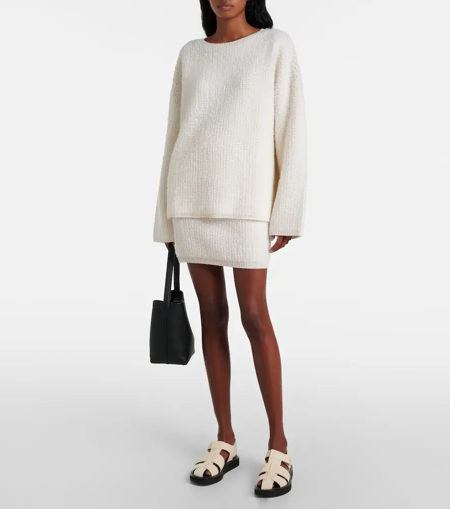 Lisa Yang Imogen knitted cashmere miniskirt | Thumbnail 3