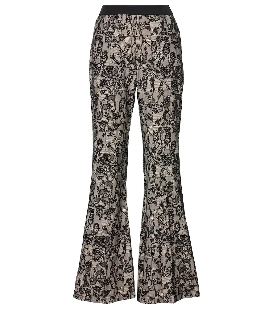Joseph Tokyo patchwork lace flared pants | Image 1 Joseph Tokyo patchwork lace flared pants | Image 1