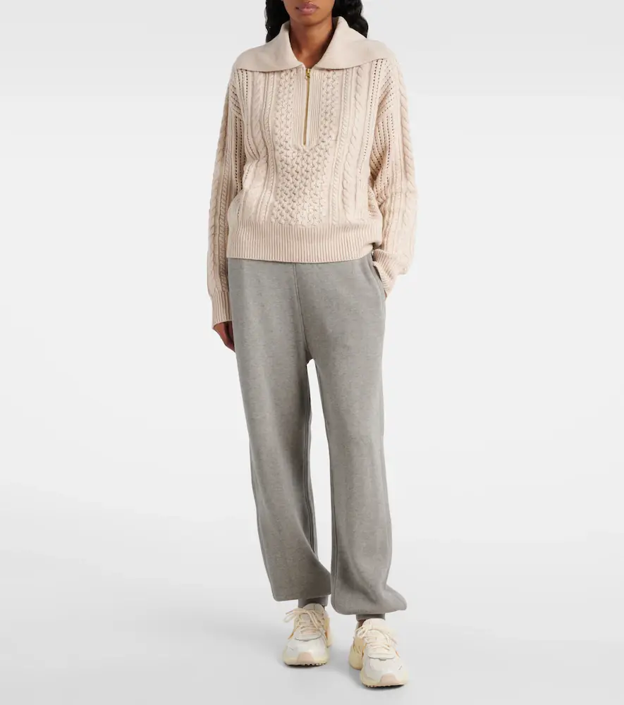 Varley Camello cable-knit half-zip sweater | Thumbnail 2