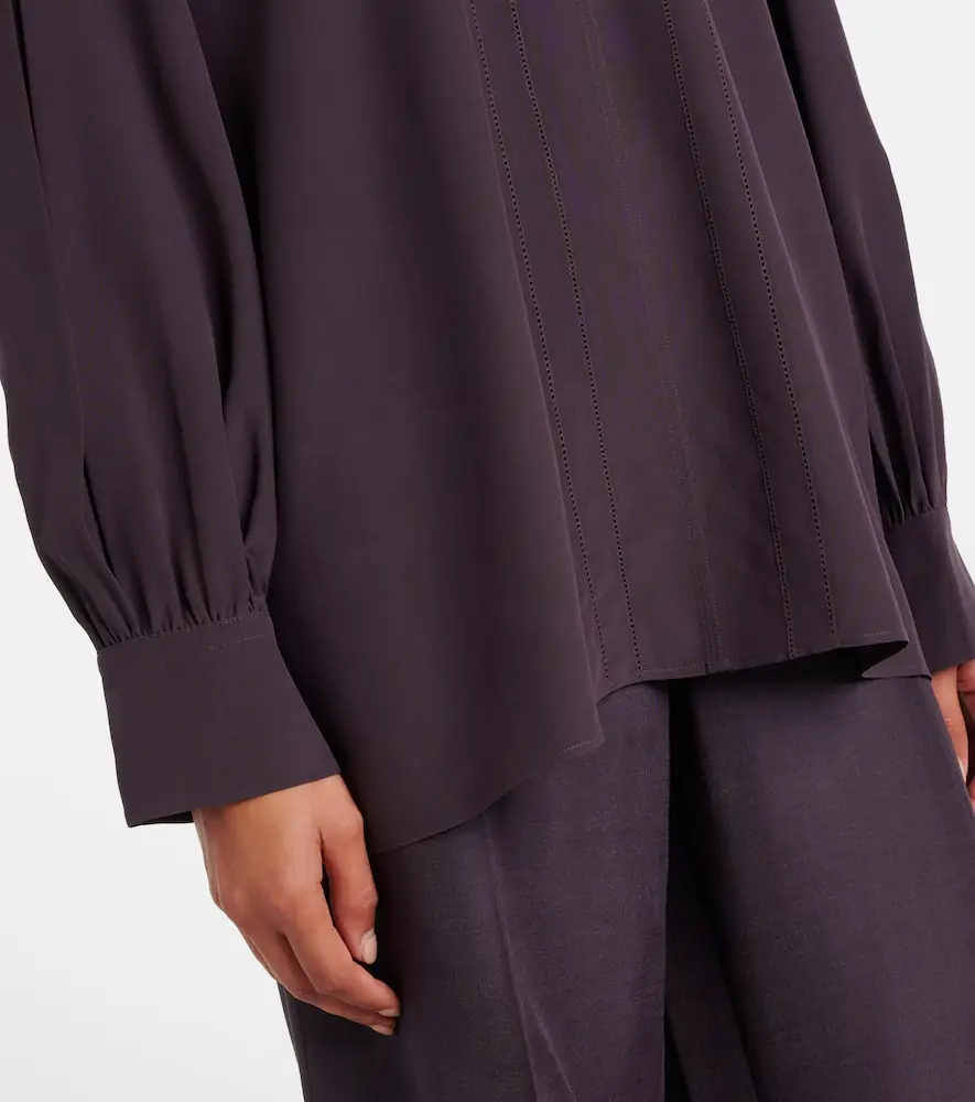 Joseph Rivoli silk crêpe de chine blouse | Thumbnail 4 Joseph Rivoli silk crêpe de chine blouse | Thumbnail 4