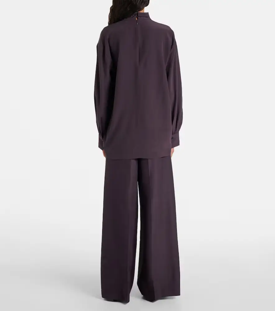 Joseph Rivoli silk crêpe de chine blouse | Thumbnail 5 Joseph Rivoli silk crêpe de chine blouse | Thumbnail 5