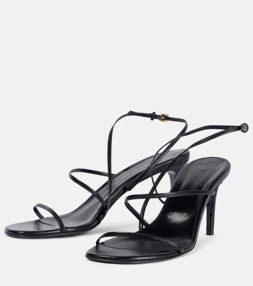 Khaite Loop 75 leather sandals | Thumbnail 2