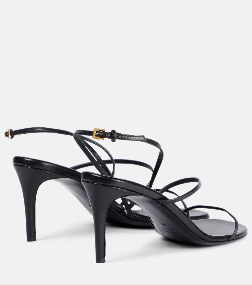Khaite Loop 75 leather sandals | Thumbnail 4