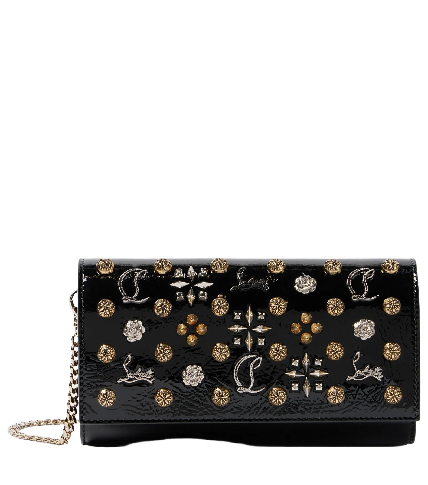Paloma patent leather wallet on chain Paloma patent leather wallet on chain