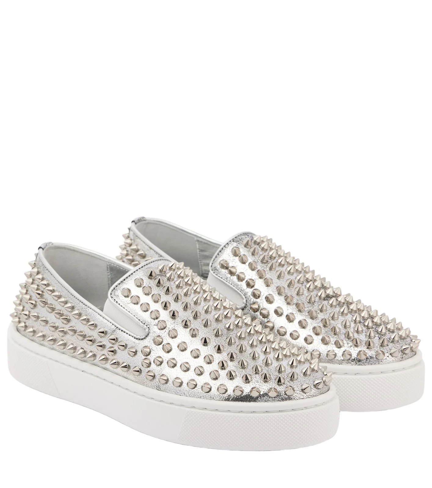 Spikeboat metallic leather slip-on sneakers Spikeboat metallic leather slip-on sneakers