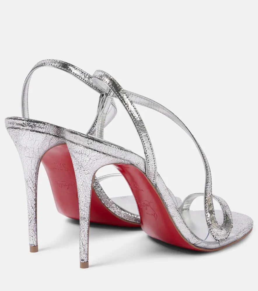 Christian Louboutin Rosalie 100 mirrored leather sandals | Thumbnail 4 Christian Louboutin Rosalie 100 mirrored leather sandals | Thumbnail 4